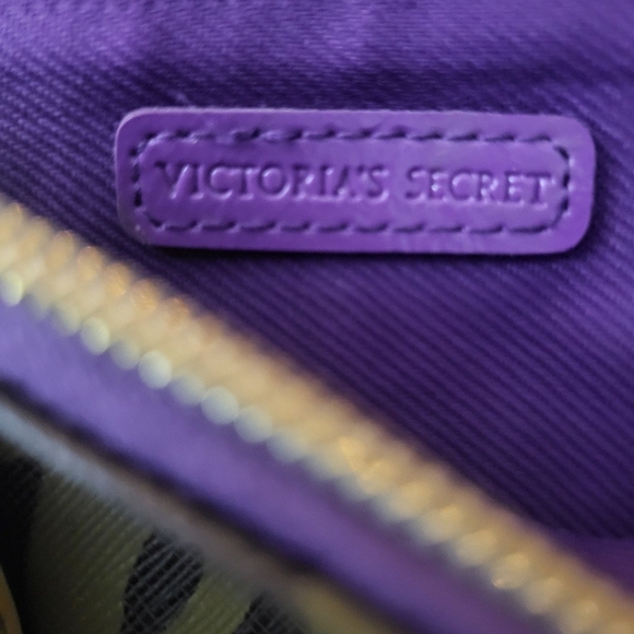 Victoria's Secret Women's Brown and Purple Bag Love Medium - Picture 3 of 11